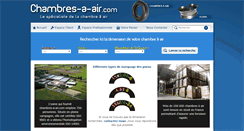 Desktop Screenshot of chambres-a-air.com